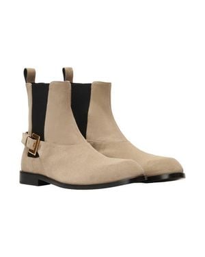 Balmain Anthem Chelsea Boots - Natural