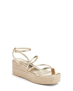 BP. Coco Espadrille Ankle Strap Platform Wedge Sandal - Natural