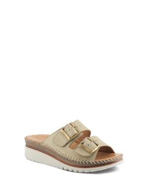 Spring Step Minisia Wedge Sandal - Green