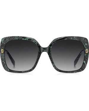 Marc Jacobs 56Mm Square Sunglasses - Gray