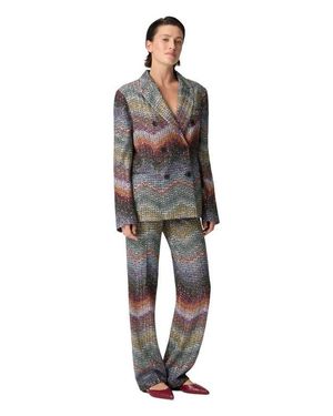 Missoni Double-Breasted Blazer - Multicolor