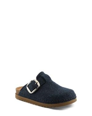 Flexus by Spring Step Giller Boiled Wool Clog - Blue