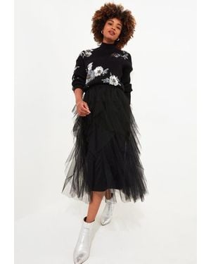 Joe Browns Tulle Midi Skirt - White