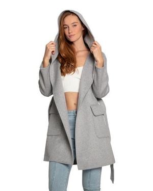 Belle & Bloom Sweet Escape Robe Coat - Gray