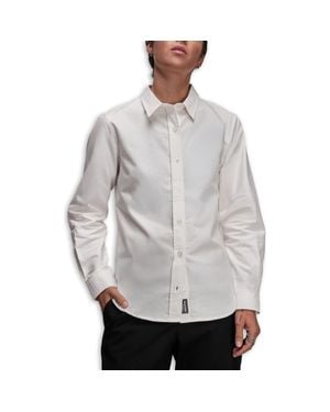 WILDFANG The Essential Long Sleeve Oxford Button Up - White