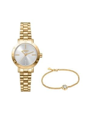 DKNY L 165 Bracelet Watch & Bracelet Set - Metallic
