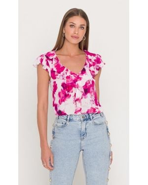 Generation Love Everheart Georgette Blouse - Pink