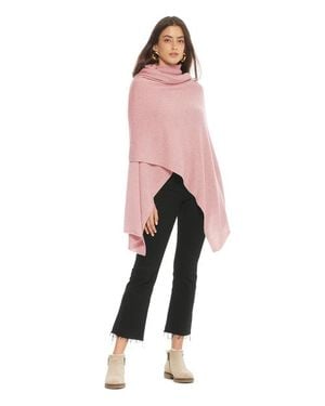 Monticelli Cashmere Pure Cashmere Feather-Light Maxi Wrap Stole - Pink