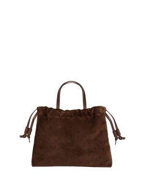 LEMIZ Medium Asisi Convertible Suede Crossbody - Brown