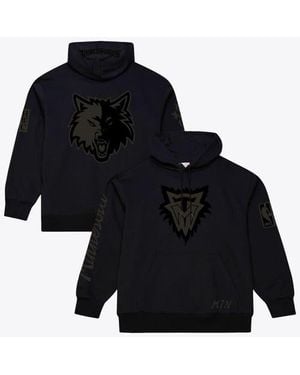 Mitchell & Ness Minnesota Timberwolves Phantom Fleece Hoodie - Black