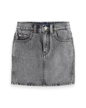 Scotch & Soda Kids' Denim Skirt - Gray