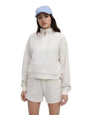 Tentree Elkhorn 1/4 Zip - White