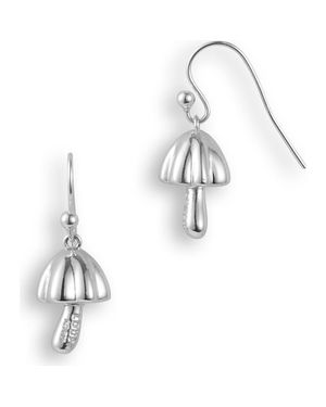 LOUPN Choco Mushroom Earrings - Metallic