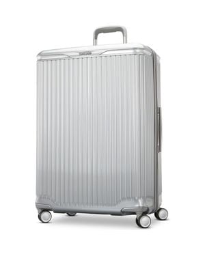 Samsonite Silhouette 18 Hardside Expandable 30 Checked Spinner Luggage - Gray