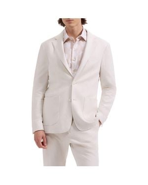 Bugatchi Aerolinen Linen Blend Sport Coat - Gray