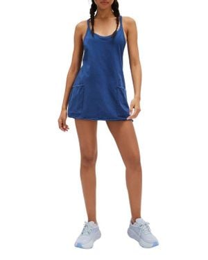 Free People Fp Movement Hot Shot Mini Sport Dress - Blue