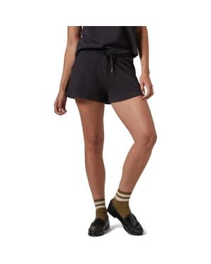 Brixton Carefree Organic Cotton Drawstring Shorts - Black