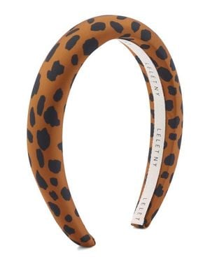 Lelet Greer Padded Silk Headband - White