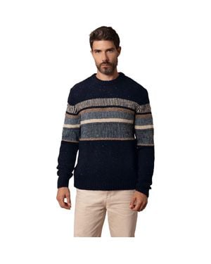 Celtic & Co. Statement Donegal Wool Sweater - Blue
