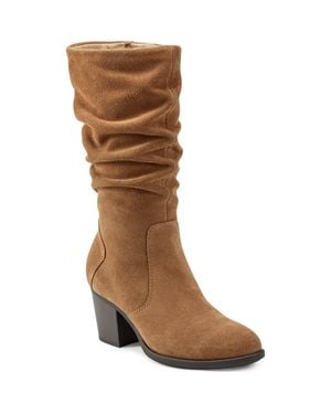 Earth Vine Slouch Boot - Brown