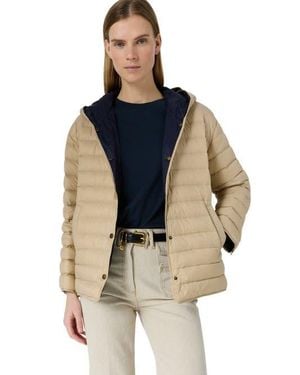 Gerard Darel Priscille Reversible Hooded Jacket - Blue