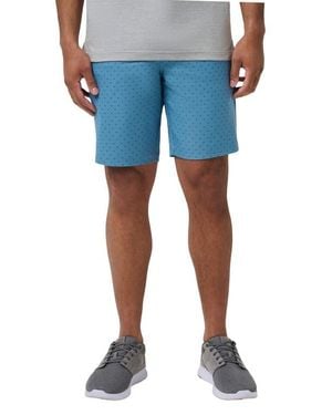 Travis Mathew Latitude Nineteen Golf Shorts - Blue