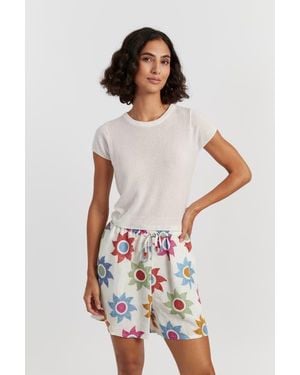 Chinti & Parker Air Pure Cashmere T-Shirt - Pink