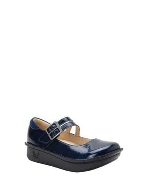 Alegria By Pg Lite Paloma Platform Mary Jane - Blue