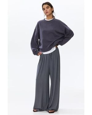 H&M Jersey Drawstring Pants - Blue