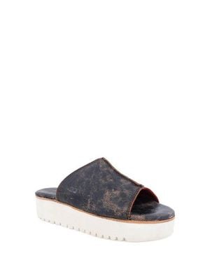Bed Stu Fairlee Ii Platform Slide Sandal - Blue