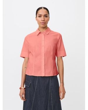 Masai Maiven Boxy Short-Sleeve Shirt - Red