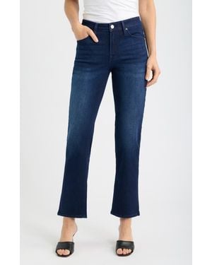 City Blues Dover Straight Leg Ankle Jeans - Blue