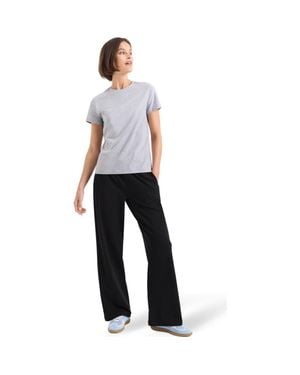 Pact Luxe Essential Crewneck Tee Made With Organic Cotton - Gray