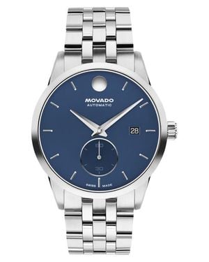 Movado Museum Taga Automatic Bracelet Watch - Blue