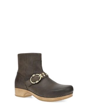 Dansko Baylin Leather Bootie - Brown