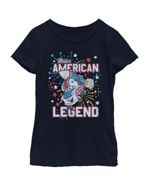 Disney Girls Cars Tow Mater American Legend T Shirt - Blue