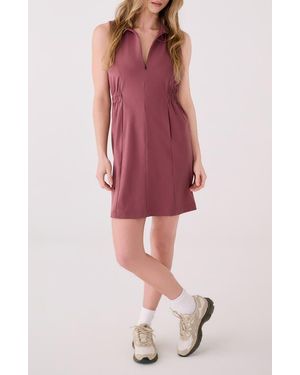 Lolë Sleeveless Shirtdress - Red