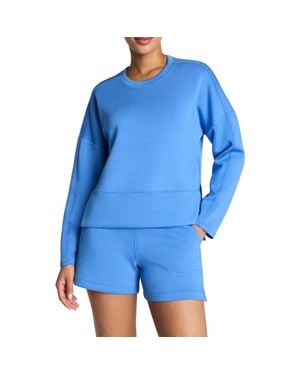 Spanx Air Essentials Tunic Sweatshirt - Blue