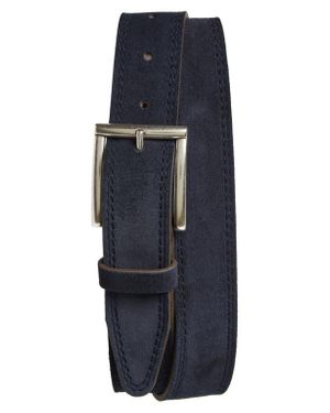 Allen Edmonds Bourbon Street Suede Belt - Blue