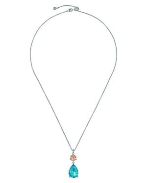 Ted Baker Tearsa Crystal Teardrop Pendant Necklace - Blue