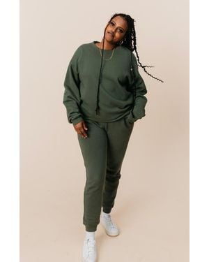 Ocio Organic Cotton Teddy Everywhere Jogger - Green