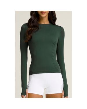 Wilson Pro Seamless Long Sleeve Top - Green