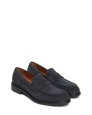 Nero Giardini Leather Penny Loafer - Black