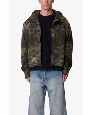MNML Ripstop Hooded Jacket - Black