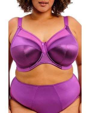 Goddess Keira Full Figure Underwire Bra - Purple