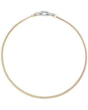 AllSaints Hex Link Multilayer Necklace - Metallic