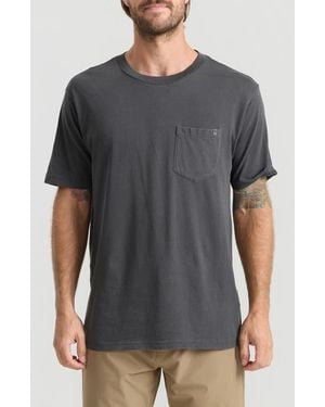 Roark Made To Fade Pocket T-Shirt - Gray