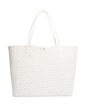Sam Edelman Large Harper Monogram Shopper Tote - White