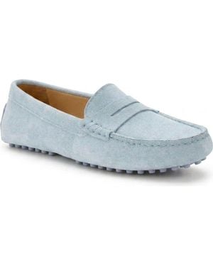 Menina Step Oporto Moccasin Loafer - Blue