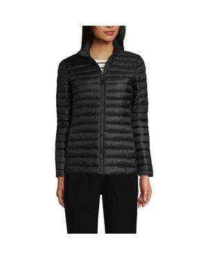 Lands' End School Uniform Thermoplume Jacket - Black